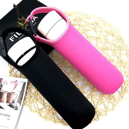 手提加厚保温杯玻璃杯水杯套隔热