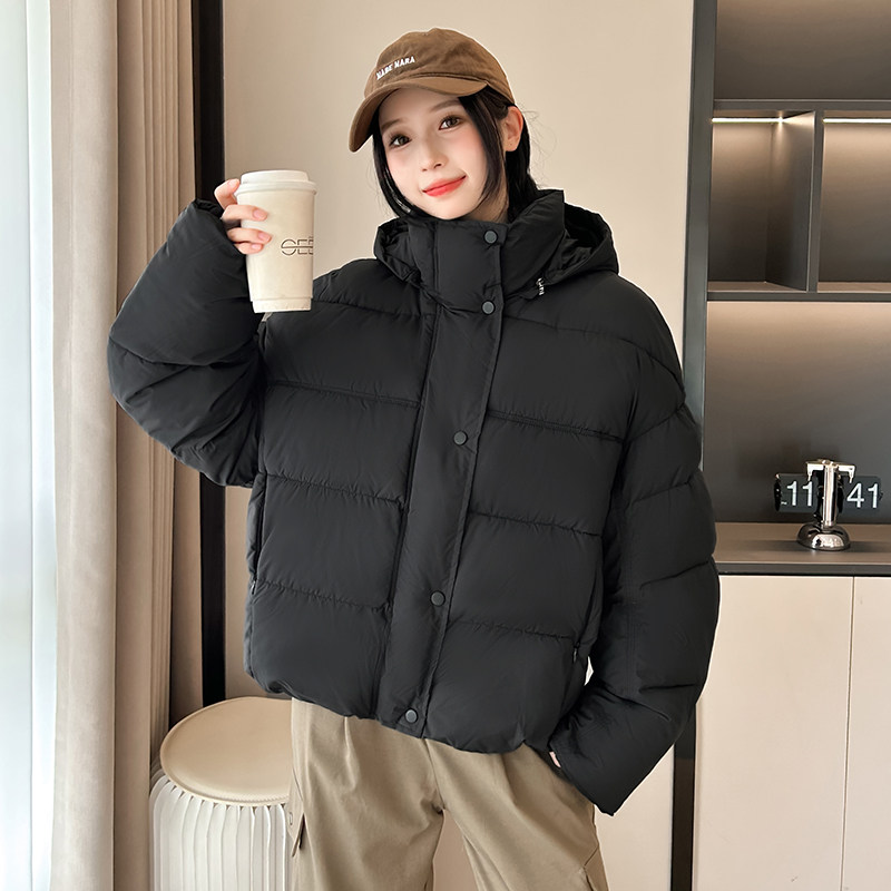 休闲短款羽绒棉服女小个子冬季棉衣2026学院风加厚外套现货款