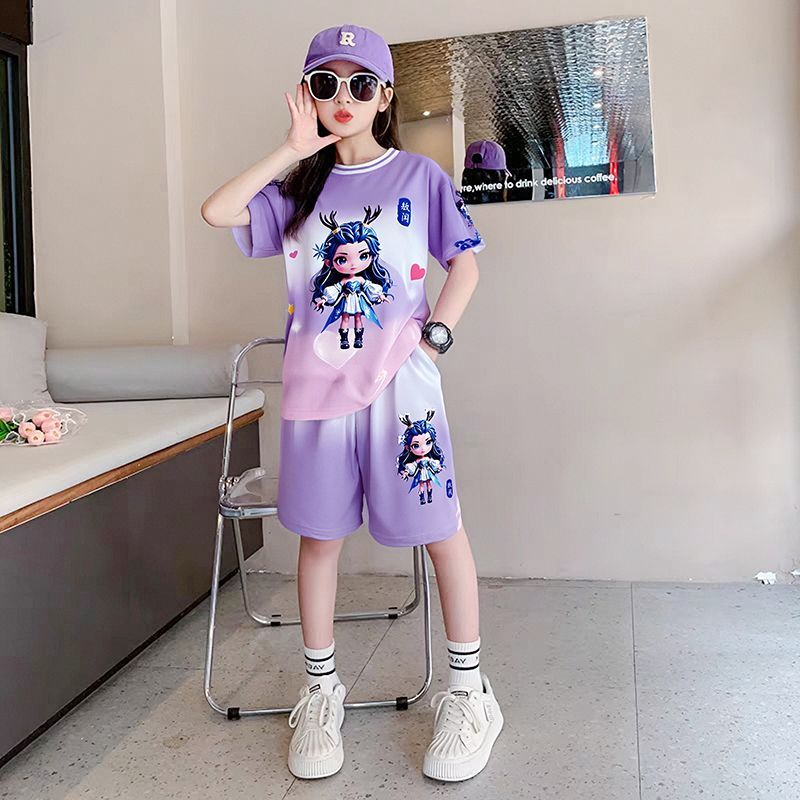 夏季2025新款女童夏裝運