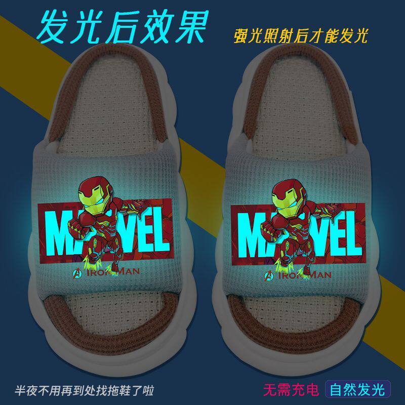 夜光漫威Q版钢铁侠蜘蛛侠