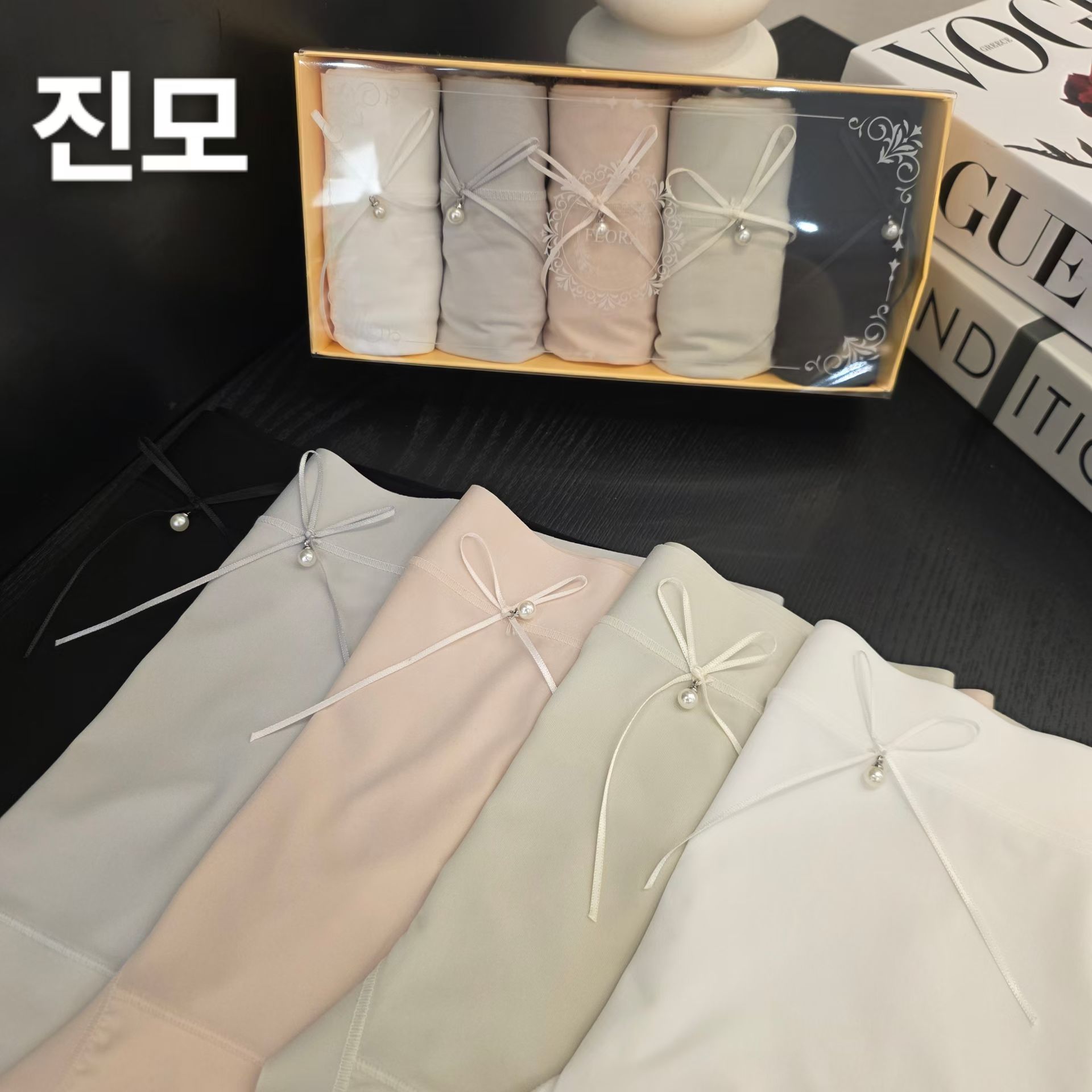 内裤5条一组 Flora 女士均码韩国东大门代购 简约 纯色
