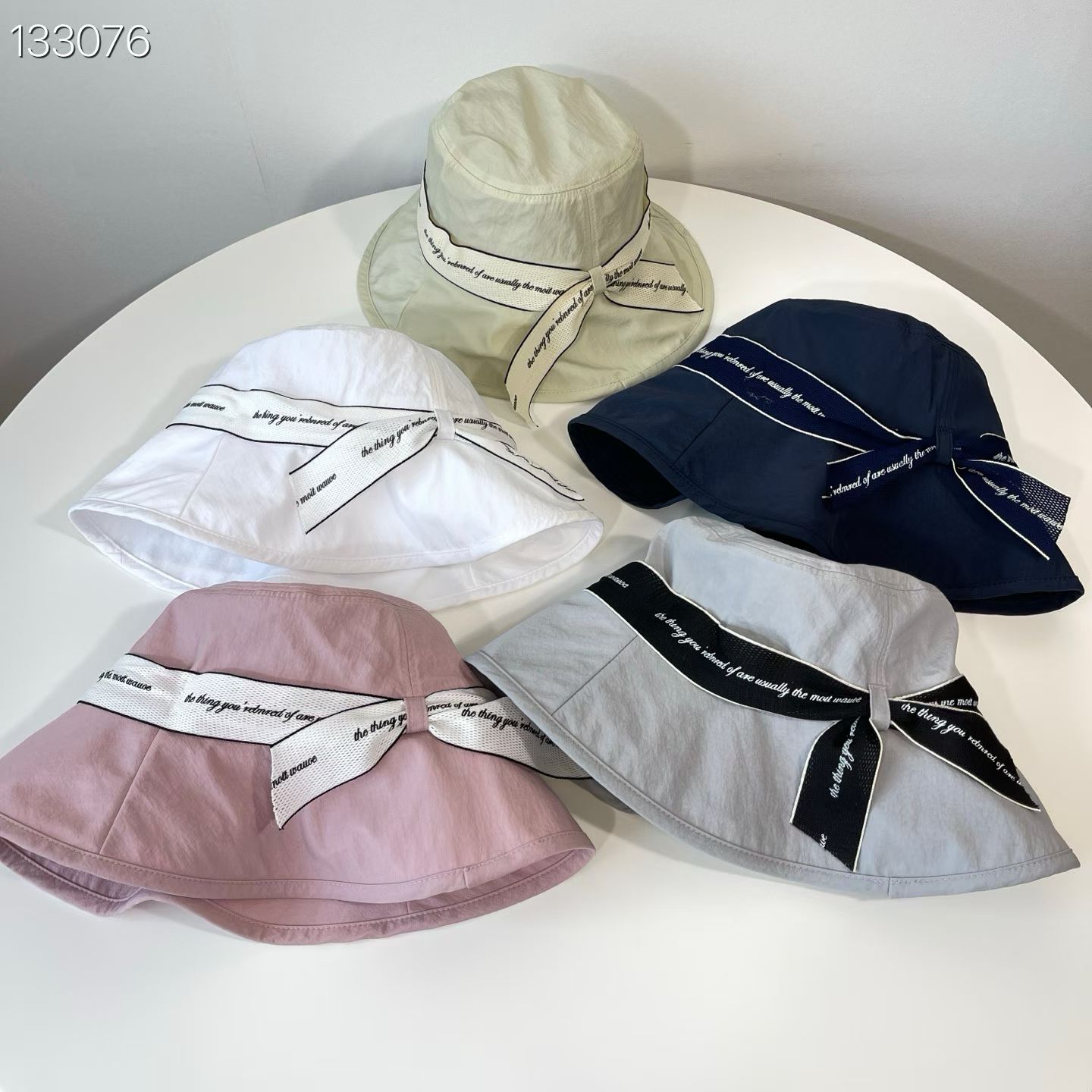 速干 渔夫帽 春Lovelyhat东大门代购 英文丝带 均码女帽4