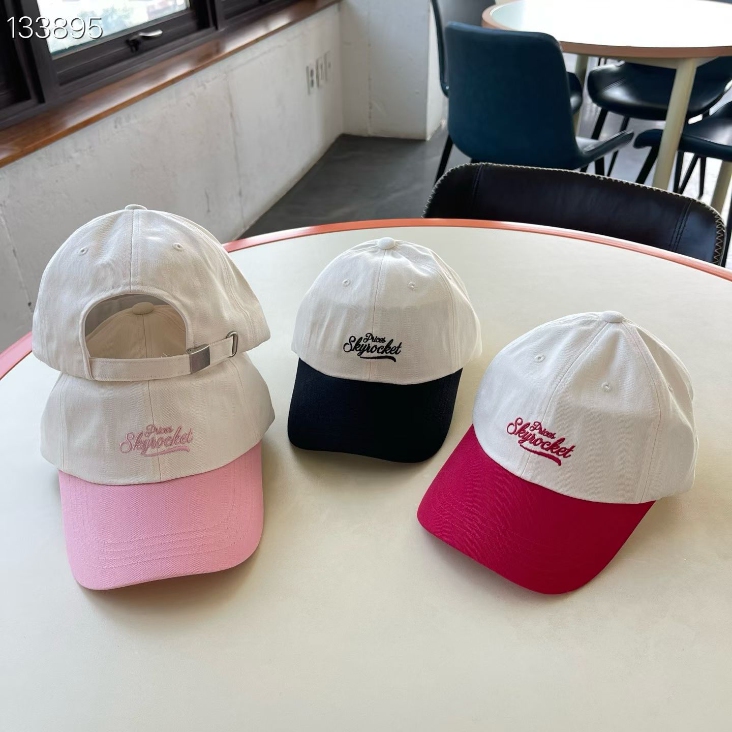 棒球帽 鸭舌帽 LovelyHat东大门代购刺绣字母sk 百搭女帽子5