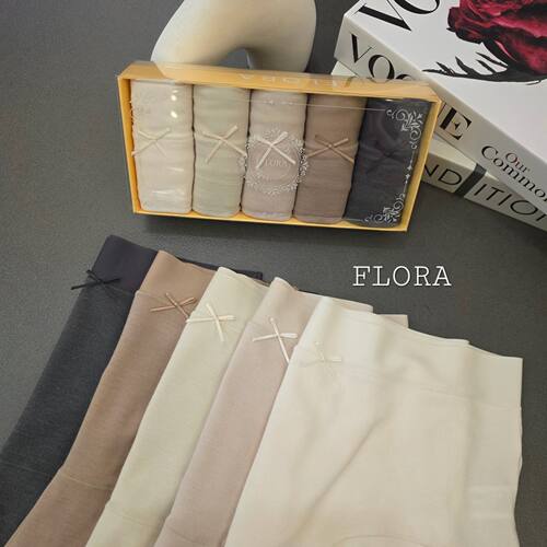 内裤 5条一盒 Flora 女士均码韩国东大门代购  纯色