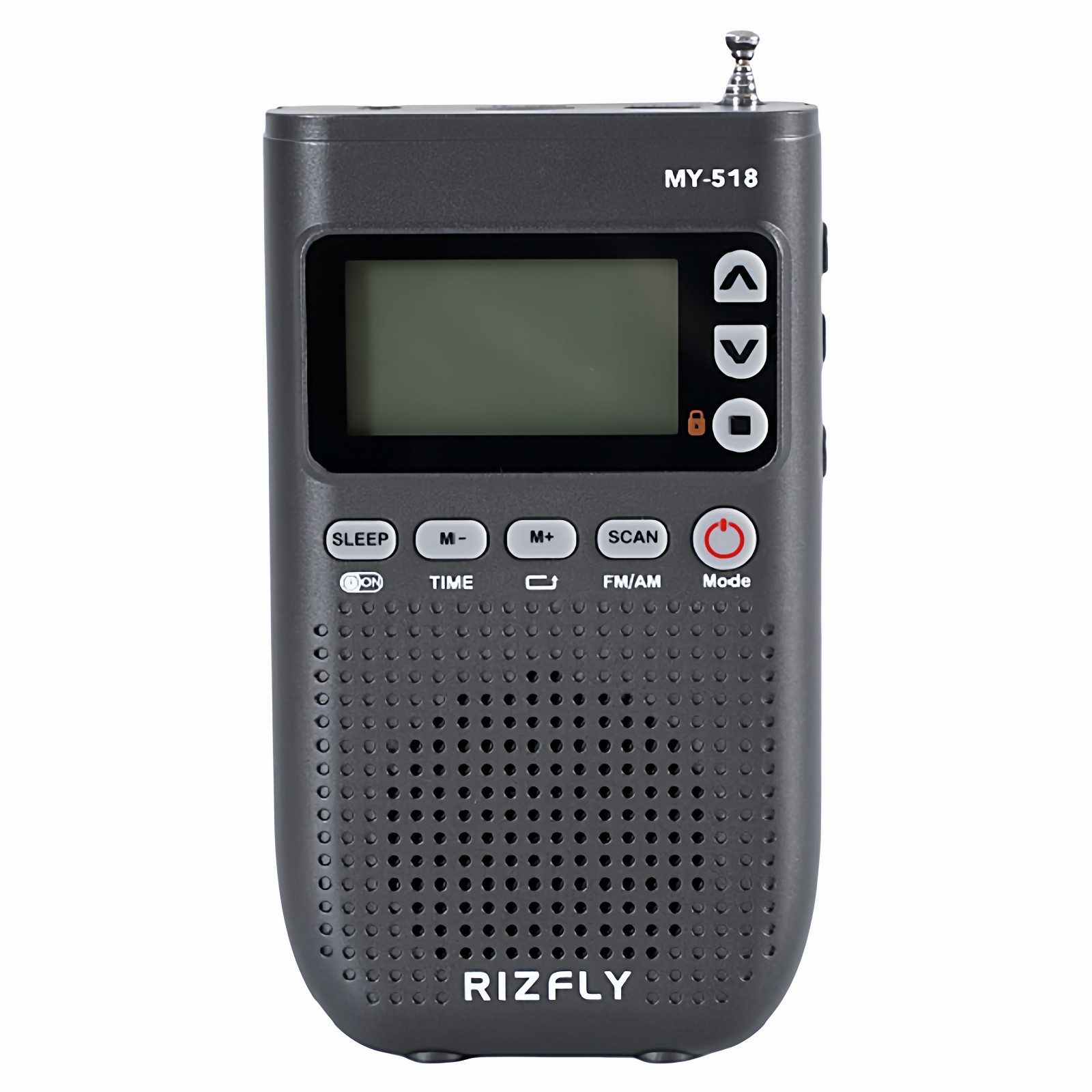 RIZFLY米跃 MY518两波段收音机支持蓝牙耳机收听电台老人广播518S