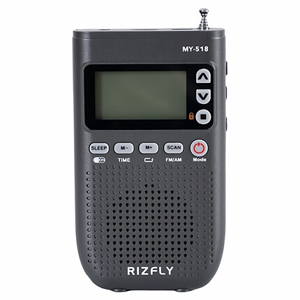 RIZFLY米跃 MY518两波段收音机支持蓝牙耳机收听电台老人广播518S