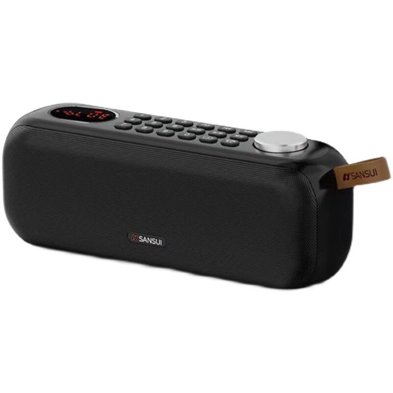 山水F76调频FM收音机多媒体播放器3000毫安蓝牙音箱立体声双喇叭