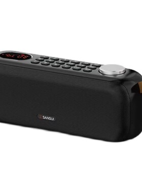 山水F76调频FM收音机多媒体播放器3000毫安蓝牙音箱立体声双喇叭