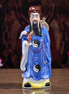 陶瓷吕洞宾吕祖纯阳祖师神像16寸-18寸镇宅佛像家居摆件