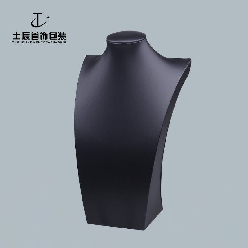 검은 닦았 입체 목 보석 옥 소품 보석 랙 보석 랙 매달려 목걸이 펜던트 전시회 F22 기업