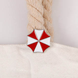 生化危机周边小红伞挂饰创意保护伞标志金属胸针胸花配饰合金徽章