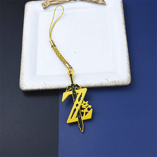 塞尔达周边盾牌席卡之眼挂件耳机套u盘挂饰包包挂绳手机链小饰品