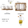 Modular assembly table hotel Lecythus decorate Bamboo tray kitchen Hotel With cover ceramics monosodium glutamate Sauce pot Flavor