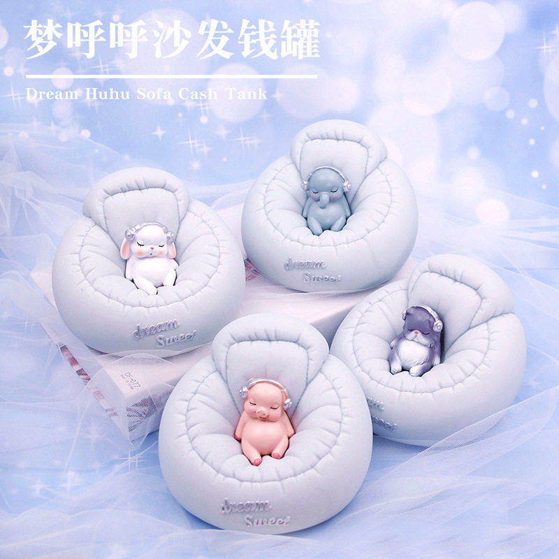 梦呼呼创意卡通沙发摆件存钱罐女生礼物儿童节礼品可爱家居装饰|msdalam kategori bekalan perayaan/hadiah, Hadiah kreatif, Piggy bank - dari Buy2taobao.com untuk memberikan perkhidmatan ejen Taobao profesional membeli