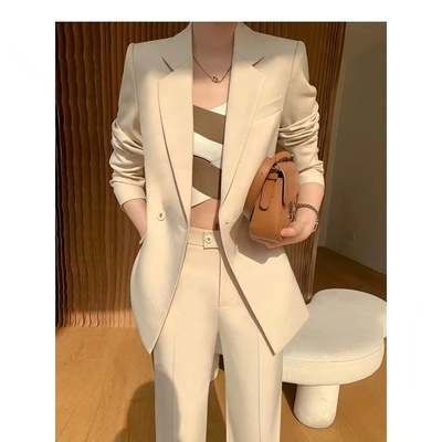 女裤套装时尚风长裤长袖优雅风外