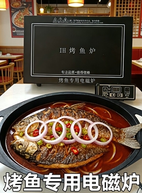 长方形烤盘烤鱼电磁炉长方形烤鱼