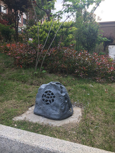 园林石头草坪灯灯具公园灯小区户外灯景观广场特仿树脂音箱促销