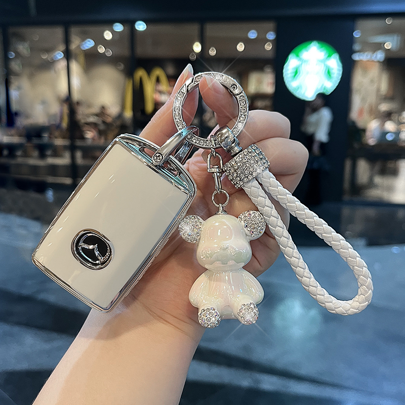 适用马自达cx5钥匙套2键3昂克赛拉cx50女士cx30专用女款女生高档