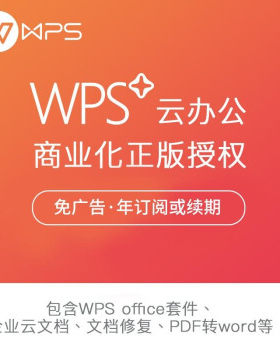 金山WPS正版授权office符合企业正版化支持win/MacOCR/PDF/WPS