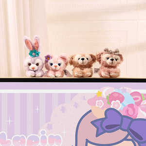 星戴璐电脑桌显示屏装饰摆件办公桌桌面可爱小玩偶趴趴公仔饰品女