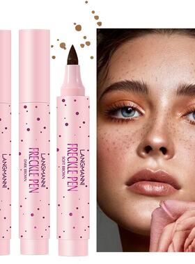 Brown Lifelike Natural Freckle Concealer Dot Spot Pen Waterp