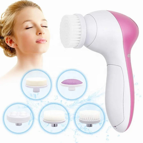 5in1 Electric Wash Face Machine Facial Body Pore Cleaner set