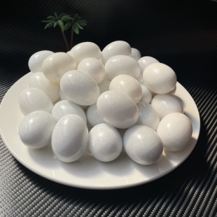鸡蛋石头蛋天然瘦求按摩石头鹅卵石手把玩小鸡蛋山鸡蛋蛋白石鸡蛋