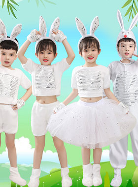 六一儿童表演服羊狼兔卡通舞蹈服