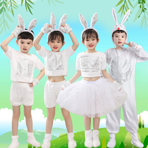 六一儿童表演服羊狼兔卡通舞蹈服