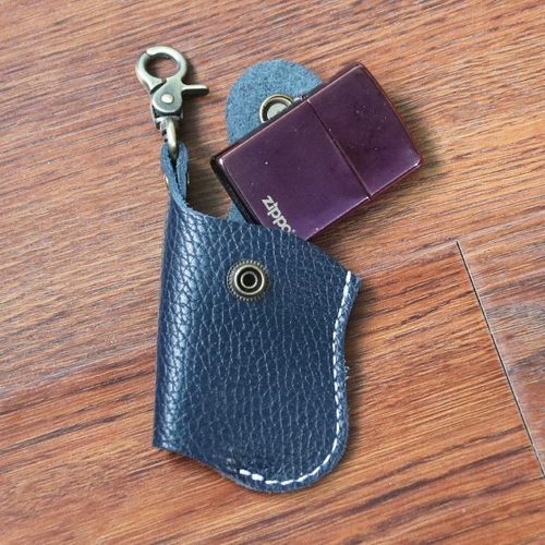 Зажигалка, кожаный чехол на керосине, из натуральной кожи