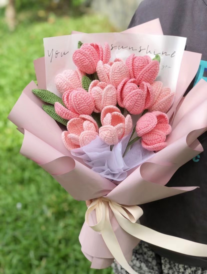 郁金香花束手工diy材料包