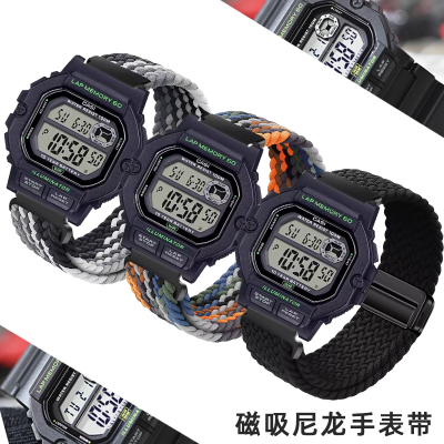 纪爵仕卡西欧磁吸尼龙手表带