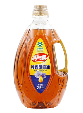华建诚鑫华健纯香胡麻油2.5L