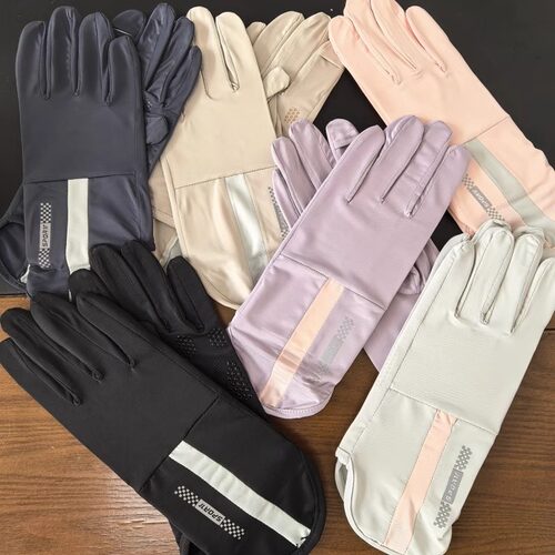 春夏薄款冰丝凉感防紫外线灰色