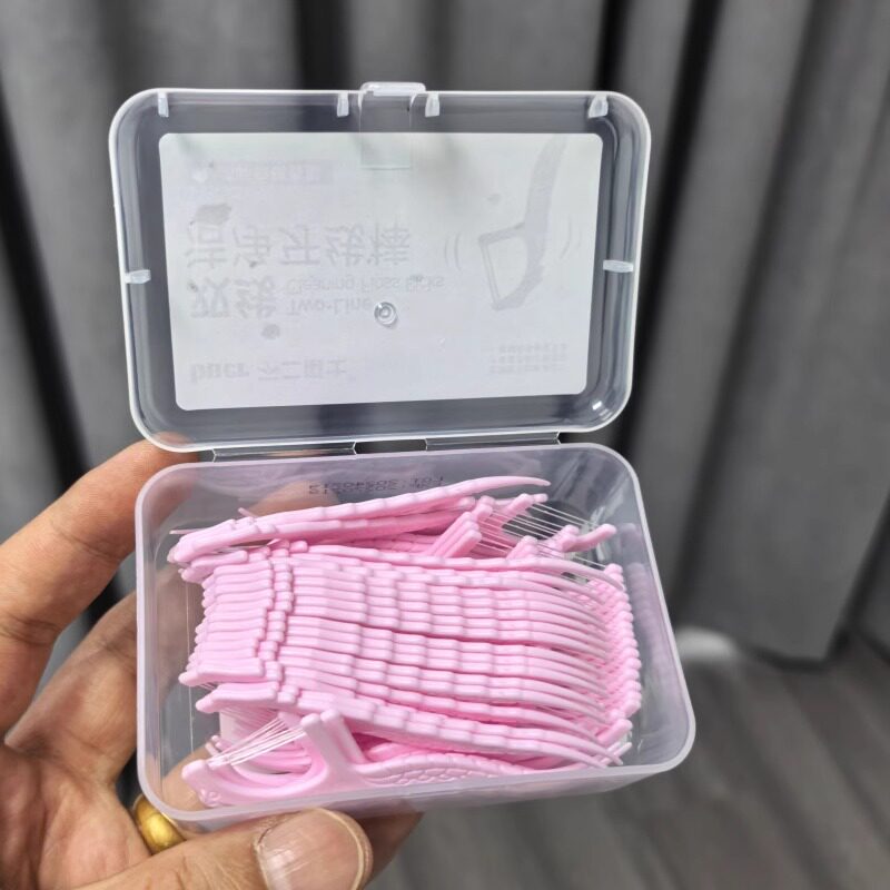 高品质双头双线PE牙线棒