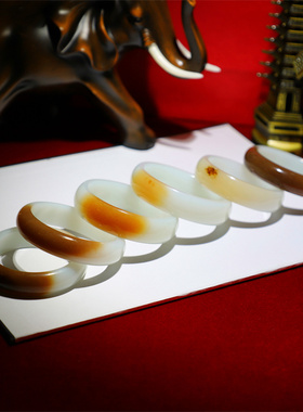 六只高端糖镯熙立然光新疆和田玉