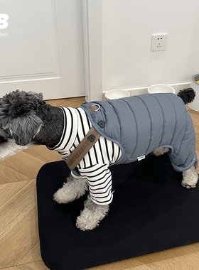 宠物狗狗衣服棉裤棉衣背带裤雪纳瑞泰迪比熊秋冬保暖装四脚棉服