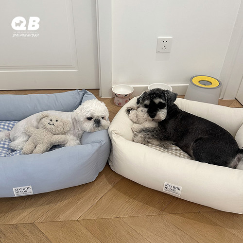 宠物窝垫子可拆洗四季狗窝纯棉