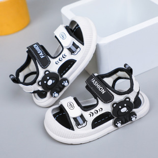 宝宝包头凉鞋24夏季中小童防滑休闲凉鞋百搭男女童软底舒适沙滩鞋