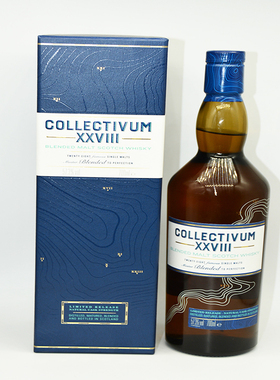 洋酒威士集纯麦芽苏格兰威士忌COLLECTIVUM  XXVIII桶装原酒版