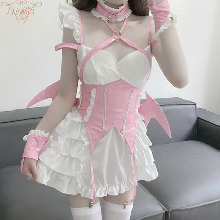 150小个子原创日系女仆装cos制服软妹连衣裙可爱lolita女佣xxs码