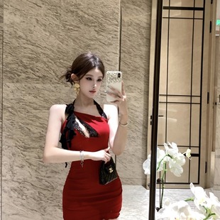 145/150cm矮个子裙子xs辣妹修身显瘦针织包臀连衣裙短款xxs加小码