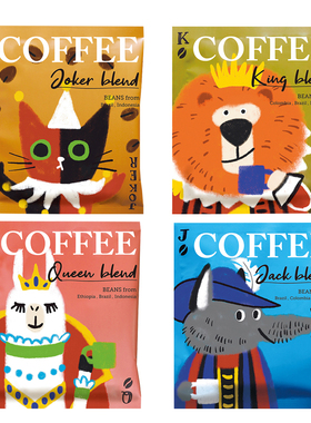 日本直邮 TOWA 挂耳咖啡黑咖啡 可爱动物4种类 8g/袋 共20袋