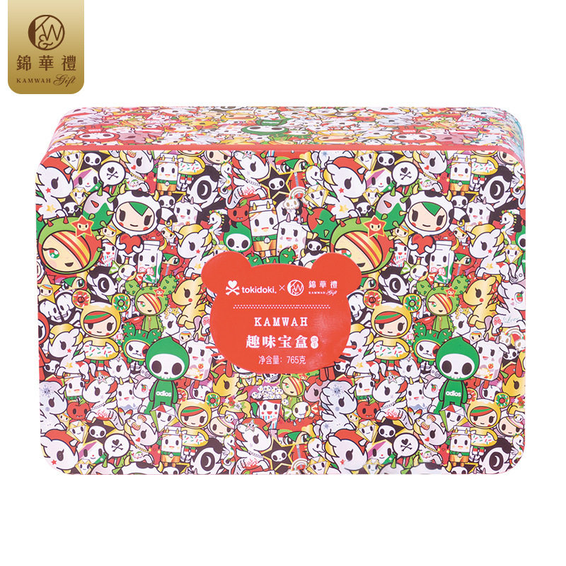 锦华礼盒装趣味宝盒西式糕点休闲零食大礼包下午茶点心 765g