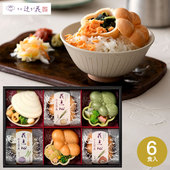 日本直邮京都辻花什锦速食汤日式 食品礼盒6枚装 伴手礼送长辈