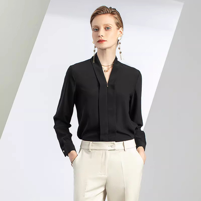 长袖衬衫女珠宝店美业老师职业装