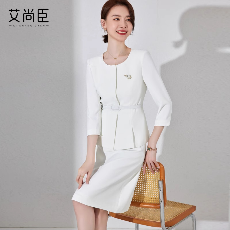艾尚臣2025新款职业装西装套装女