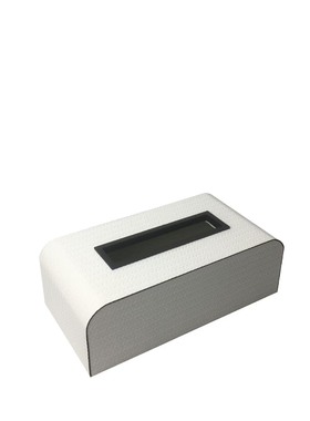 现代简约纸巾盒餐厅皮革轻奢卧室