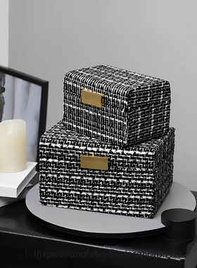 小香风首饰盒收纳储物摆件