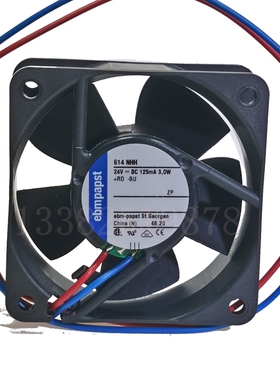 6025 24V全新EBM德国614NHHR/NGH/NGN/NHH/NGHH 614N/2HH散热风扇